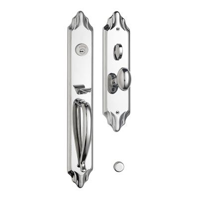 China Wooden Residential Door and Metal Door Stainless Steel Mortise Entry Double Door Handle Locks for sale