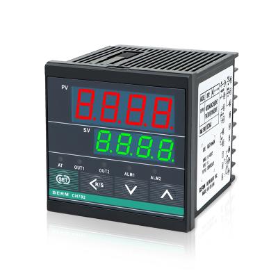 China BERME CH702 Solid State and Dual Relay Output 72*72mm Digital Intelligent LCD PID Temperature Controller for sale