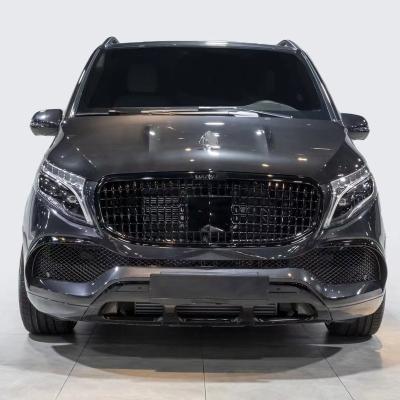 China Hot Selling Full Bodykit Upgrade For Mecedes-Benz 2014+V Class Metris Vito W447 Upgrade To Maybach Style Front Rear Bumper Grille for sale