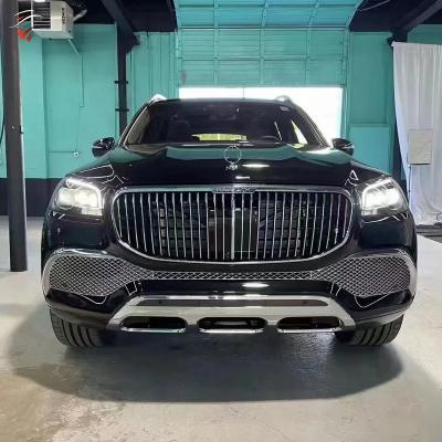 China New arrived 2019-2020 pp car bumper for Benz GLS X167 upgrade to MAYBACH front bumper and grill body kits for sale