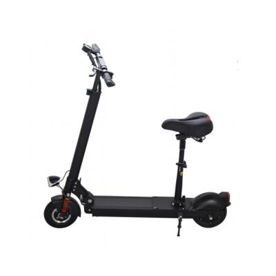 China 8 Inch Black 700W 36V Unisex High Quality Folding Electric Scooter With Seat for sale