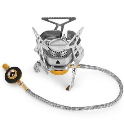 China 1-2 People Outdoor Picnic Hiking Durable High Power Windproof Camping Light Weight Mini Gas Stove for sale