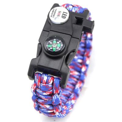 China 2020 Multifunctional Bottle Opener Hot Selling Survival Bracelet Outdoor Activities Wristband for sale