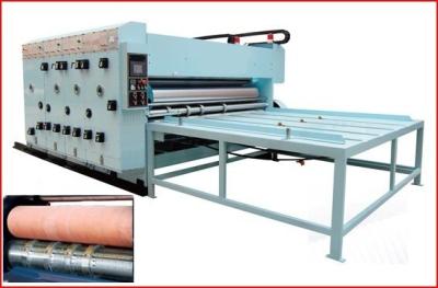 China Tipo de cadena troquelador de la impresora de Flexo con ranurar desprendible, Printing+Die-cuttting+Slotting en venta