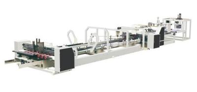 Cina Automatic Folder Gluer Stitcher Strapper All Inline One Machine, PP or PE strapping in vendita