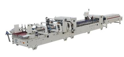 China Automatic Crash Lock Bottom Box Folder Gluer Machine, Multi-function by gluing wheels à venda