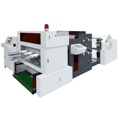 Cina Automatic Printing Punching and Die Cutting Machine, for paper roll to make paper cup, multi-color printing in vendita