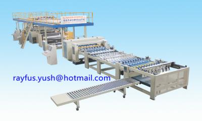 Cina High-Speed 2-Ply Corrugator Line, Single Faced Corrugated Cardboard Making Machine in vendita