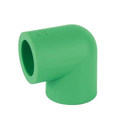 China High Quality PPR Germany Standard DIN8077/8078 PPR Plastic Pipe Fittings Quick Connector 90Degree Elbow for sale