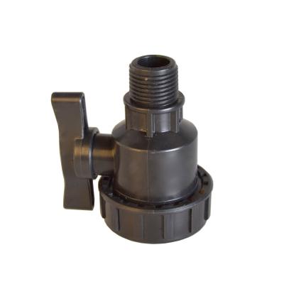 China Other Unions PN16 Single Union HDPE PP PVC PE Ball Valve (Female or Male Threaded) PP HDPE COMPRESSION FITTINGS for sale