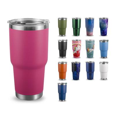 China 30oz 18/8 Stainless Steel Disposable Water Bottle Double Wall Vacuum Insulated Tumbler With Custom Logo for sale