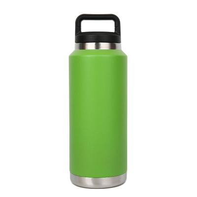 China 36oz Steel Color Sustainable For Double Wall Stainless Steel Flask Removal Bottle for sale