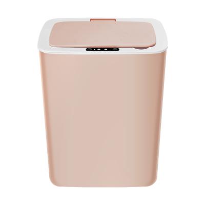 China Plastic Trash Bin Automatic Battery Operated Mini Large Capacity Sensor Trash Bin for sale