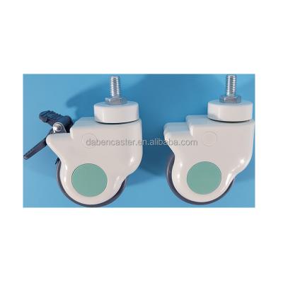 China 3 Inch Modern Medical Baby Bed Casters Wheel For Hospital Furniture for sale