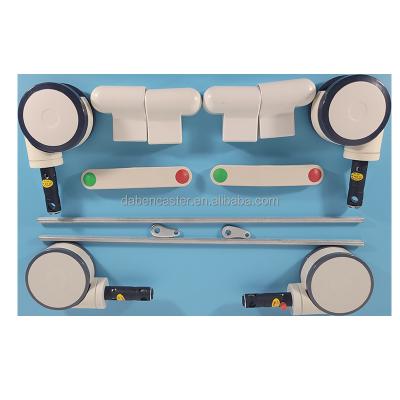 China Pedal modern side control central lock system for hospital bed medical equipment cheap price for sale