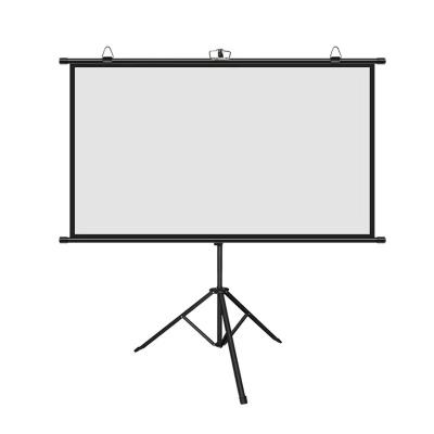 China Tripod School Home Use 72 Inch Small Size Tripod Projector Screen zu verkaufen