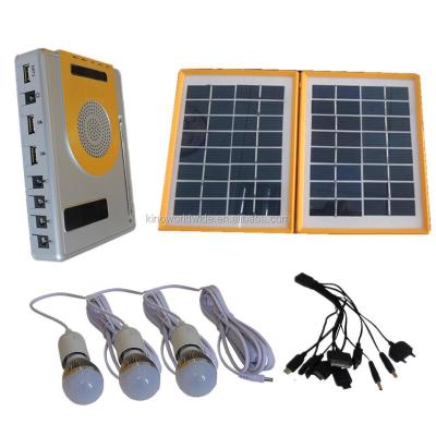 China Home Solar Radio MP3 Player With Led Light And Mobile Charging for sale