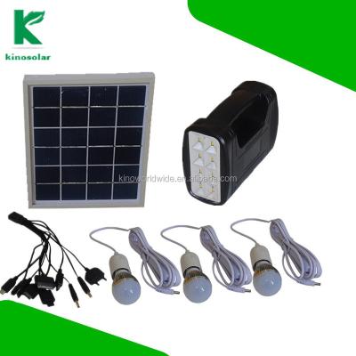 China Home Portable Lighting Generator 4W Solar Power System for sale