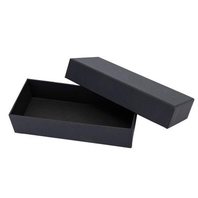 China Eco-friendly Wholesale Black Custom Box Paper Box Eyewear Hard Cases HJ Logo Sunglasses Packaging Eye Glasses for sale