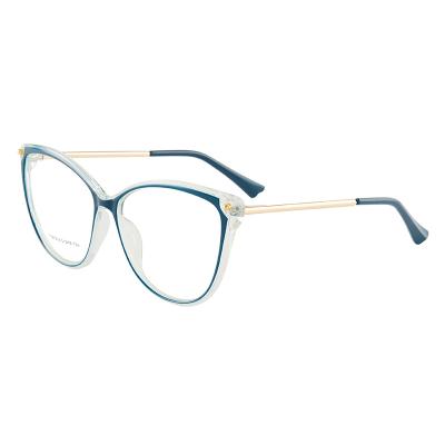 China Popular Blue Light Blocking Transparent Eyewear New Design Glasses Optical Frames TR90 Glasses With Clear Optical Glasses Lenses for sale