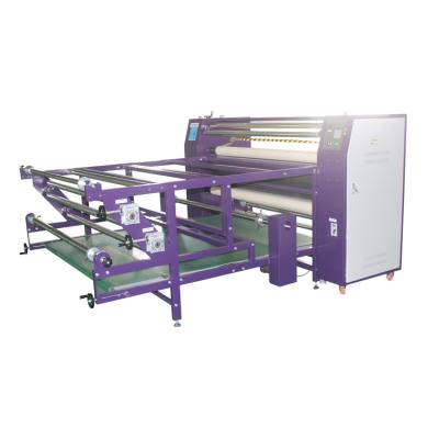 China Garment Shops Roll To Roll Heat Transfer Printing Machine With Oil Drum for sale