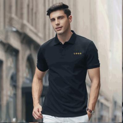 China 2022 QUICK DRY latest style plus size sheath long Cotton Polyester Men's Polo Shirts Custom Logo S168 for sale