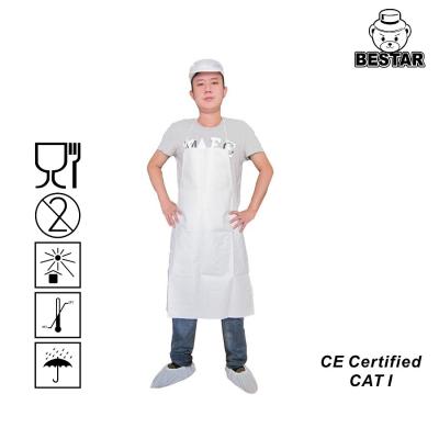 China 10PCS/BAG Disposable Protective Apron ISO9001 Disposable Plastic Aprons zu verkaufen