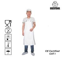 Cina OSFA Microporous Film Apron CE Nonwoven Aprons For Food Processing in vendita