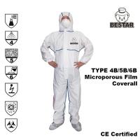 Китай ТИП Coverall устранимого защитного Coverall 4B/5B/6B белый устранимый продается