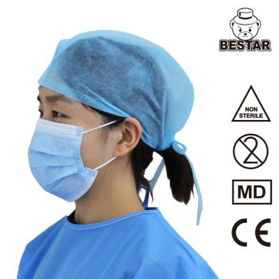 Cina maschera blu eliminabile delle speci del virus 3ply della maschera medica di protezione in vendita