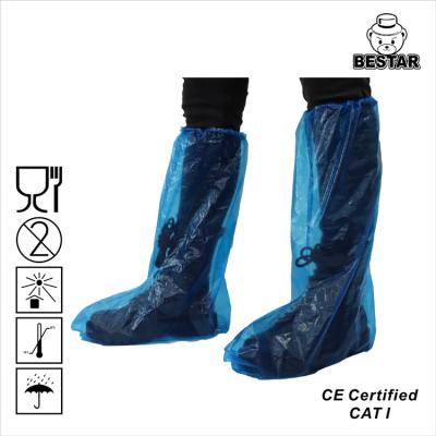 China Botines disponibles plásticos impermeables del pie de la cubierta de la bota del LDPE para pescar en venta