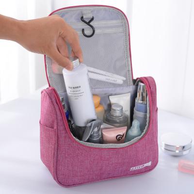 China Fashion Men and Woman Bathroom Shaving Makeup Organizer Hanging Travel Toiletry Bag with Hook for sale