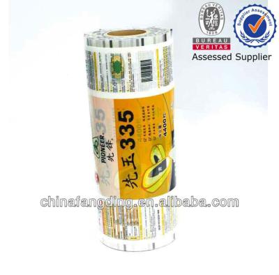 China Heat Sensitive Custom Printed Seeds Packaging Labels for sale