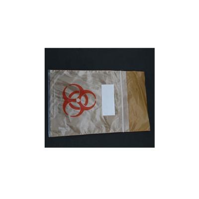 China Hotsale Recyclable Packaging Specimen Bags Biohazard Protection Specimen Ziplock Bag for sale