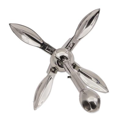 China Hot Selling Stainless Steel Boat Manufacturer Anchor Stainless Steel Folding Anchor for sale