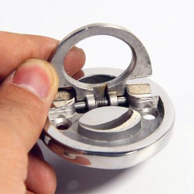 China Stainless seel marine hardware 316 stainless steel boat latch hardware round lift rings pull ring handle for sale