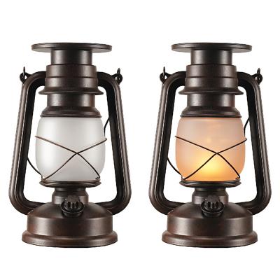 China Retro Portable Outdoor Garden BBQ Growing Lighting LED Light Lantern Rechargeable Fishing Decorative Solar Camping Light for sale