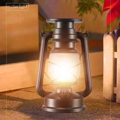 China Portable Retro Kerosene Garden Glass Kerosene Kerosene Lamp Lanterns Classic Bronze Wick Lights for sale