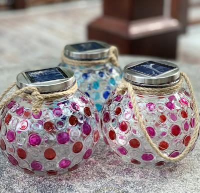 China Mason Jar Light Waterproof Glass Fairy Garden LED Solar Light Fairy String Light Outdoor Christmas Hanging Decoration for sale