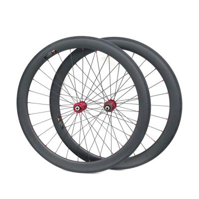 China Carbon Branding 700C Available Cheap Chinese Bicycle Disc Wheel With 40MM/50MM/60MM Options Carbon Bike China for sale