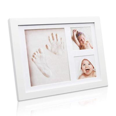 China Trendy Baby Handprint Kit Babyt Footprint Kit for Girls and Boys Newborn Baby Photo Album for Shower Record Personalized Baby Gift for sale