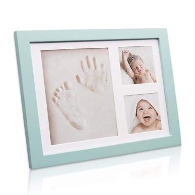 China Trendy Baby Handprint Kit and Baby Footprint Kit/Personalized Gift/Baby Clay Baby Photo Frame for sale