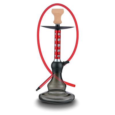 China 2021 New Large Aluminum Alloy Hookah Bar Hookah Manufacturer 2021 New Design Hookah Alloy Shisha Glass Shisha Supplier for sale