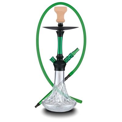 China 2021 New Large Aluminum Alloy Hookah Bar Hookah Manufacturer 2021 New Design Hookah Alloy Shisha Glass Shisha Supplier for sale