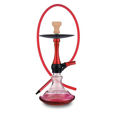 China 2021 New Large Aluminum Alloy Hookah Bar Hookah Manufacturer 2021 New Design Hookah Alloy Shisha Glass Shisha Supplier for sale