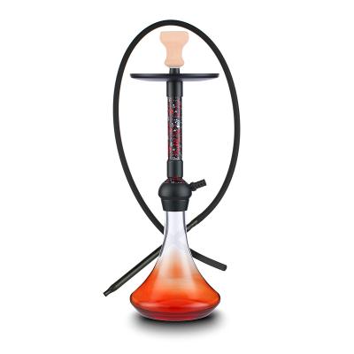 China 2021 New Large Aluminum Alloy Hookah Bar Manufacturer 2021 New Design Hookah Shisha Alloy Hookah Glass Model Shisha Supplier for sale