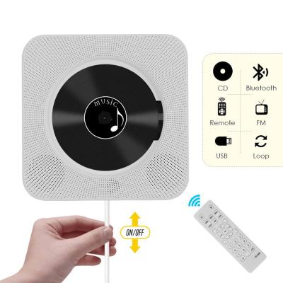 China Hot selling ABS material Shenzhen wall mounted mp3 boombox portable CD player with BT output/FM/USB/AUX for sale