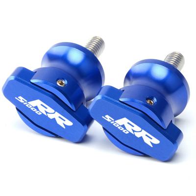 China CNC Aluminum 6061 Anodized For 2015 2016 2017 2018 2019 2020 BMW S1000R S1000RR HP4 2014 Motorcycle Sliders Spools CNC Swing Arm Bracket Screw 8MM for sale