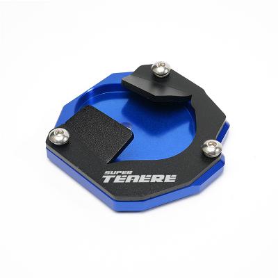 China CNC Aluminum For Yamaha Super Motorcycle Accessories 2014-2021 CNC Extension Side Stand Enlarger Aluminum Foot Pad Tenere 1200 XT1200Z for sale