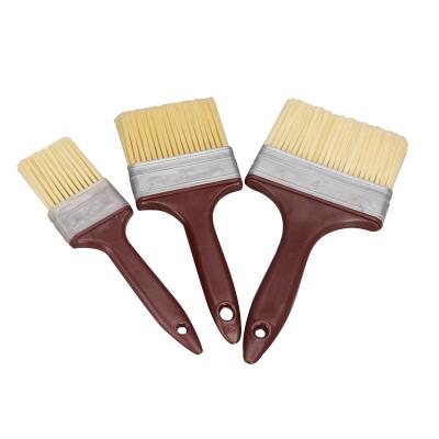 China 2021Fixtec Paint Decoration Tools Wholesale Wooden Paint Brush Wall Paint Brush With Different Size for sale